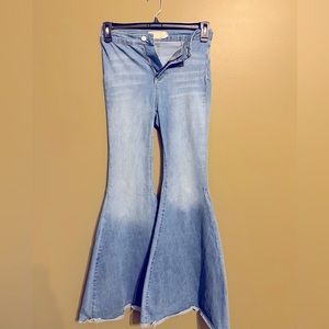 FREE PEOPLE Just Float On bell bottom jeans